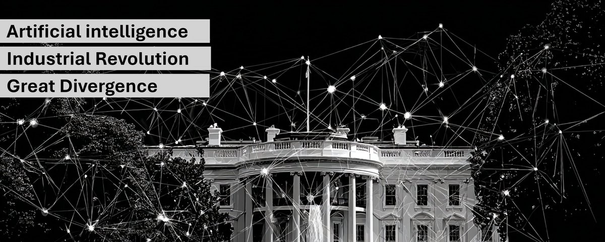 Artificial Intelligence, Industrial Revolution, Great Divergence - White House imagery