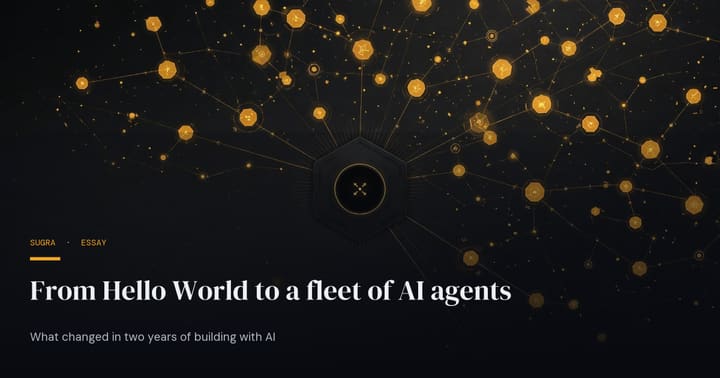From Hello World to a fleet of AI agents